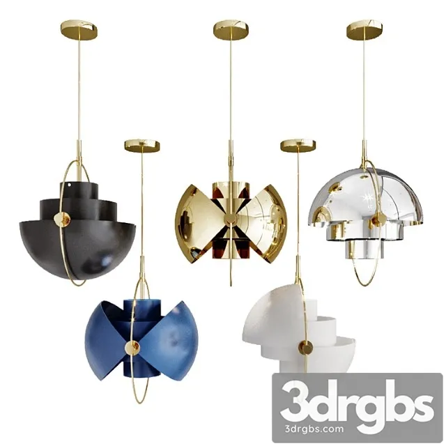 Chandelier louis weisdorff multi-lite pendant 3D Model Free