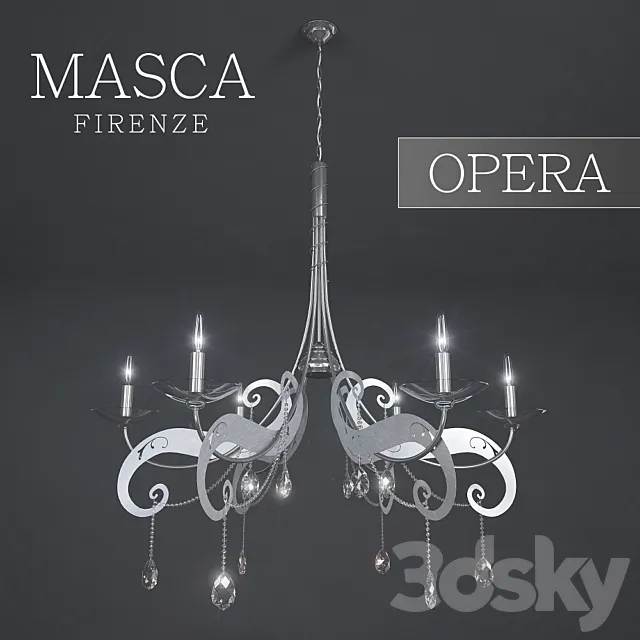 Chandelier MASCA OPERA Argentino 3DModel