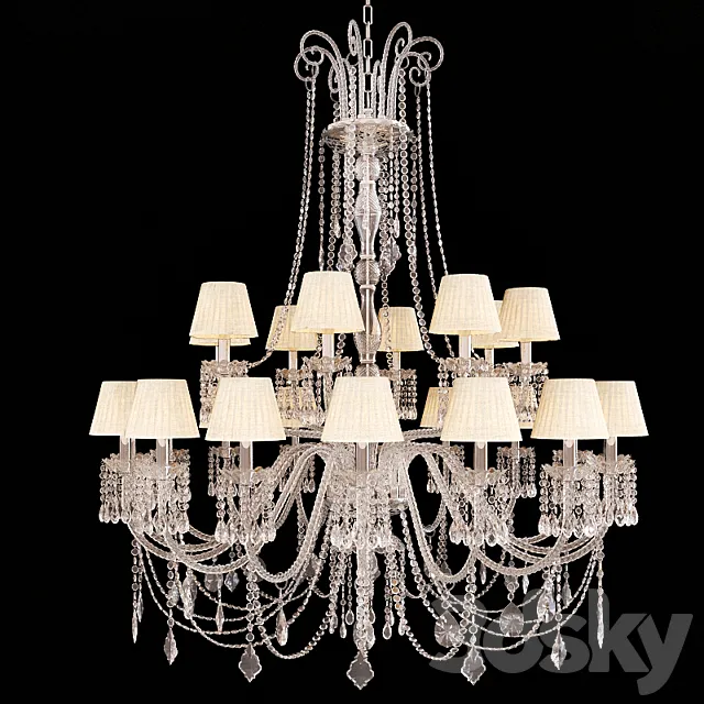 Chandelier Masiero BOHEMIA VE 873 A5 3DModel
