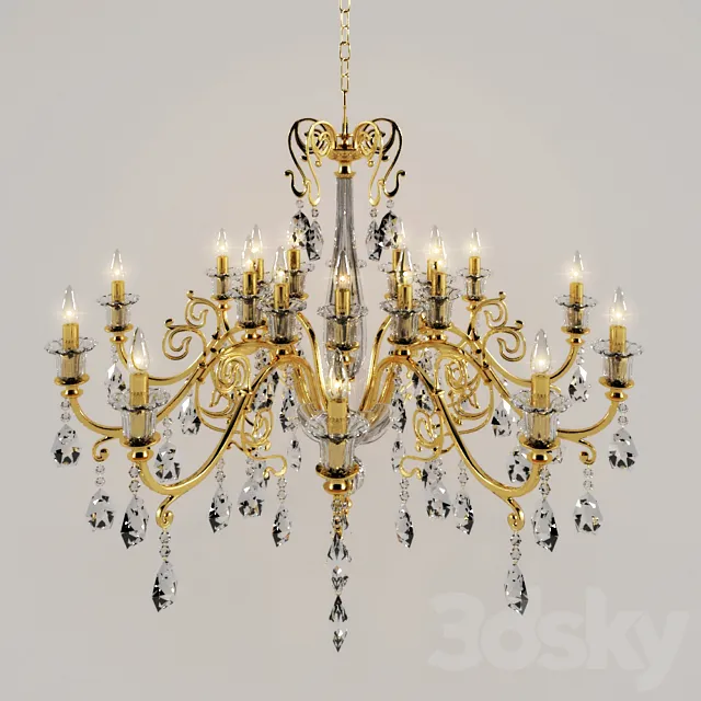 Chandelier Masiero classica 2012_6105 10 5 3DModel