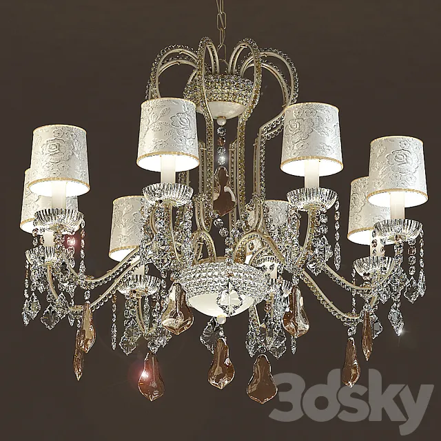 Chandelier Masiero GALA 5100 8 + 2 3D Model