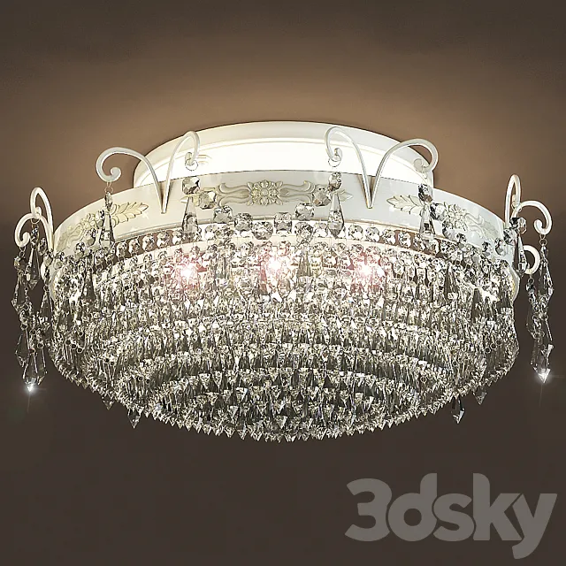 Chandelier Masiero Glasse 4010 PL8 P01 3DModel