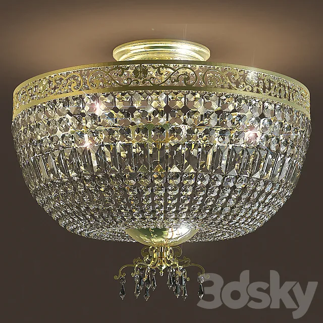 Chandelier Masiero Impero Deco VE 823 PL 12 3DModel