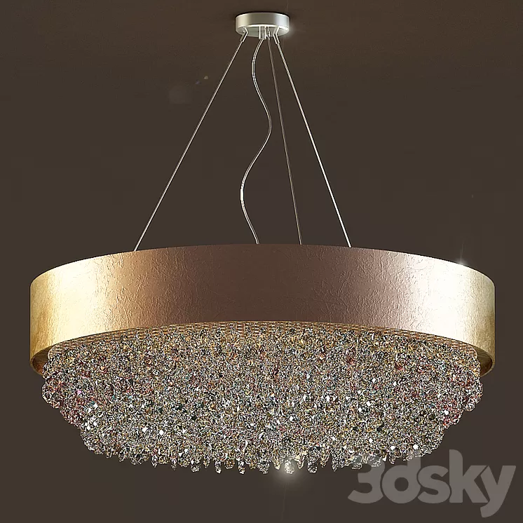 Chandelier Masiero OLA S6 60 3D Model