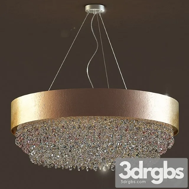 Chandelier Masiero Olya S6 60 3D Model Download