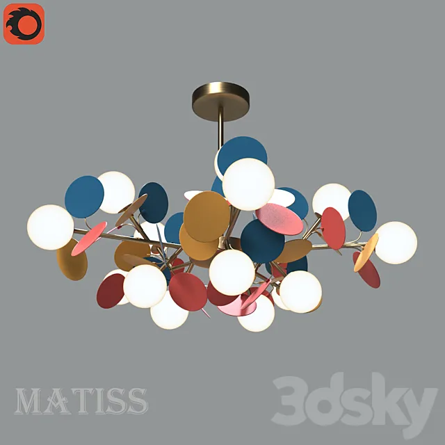 Chandelier MATISSE 3D Model