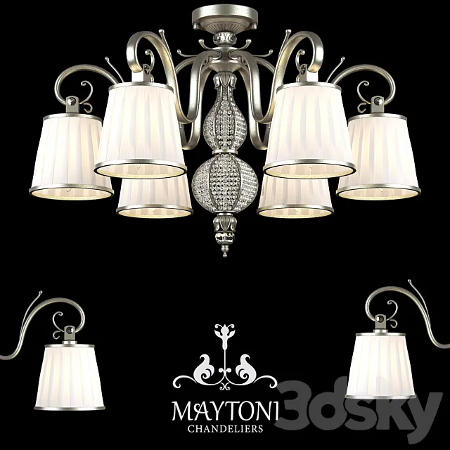 Chandelier Maytoni ARM002-06-NG 3D Model