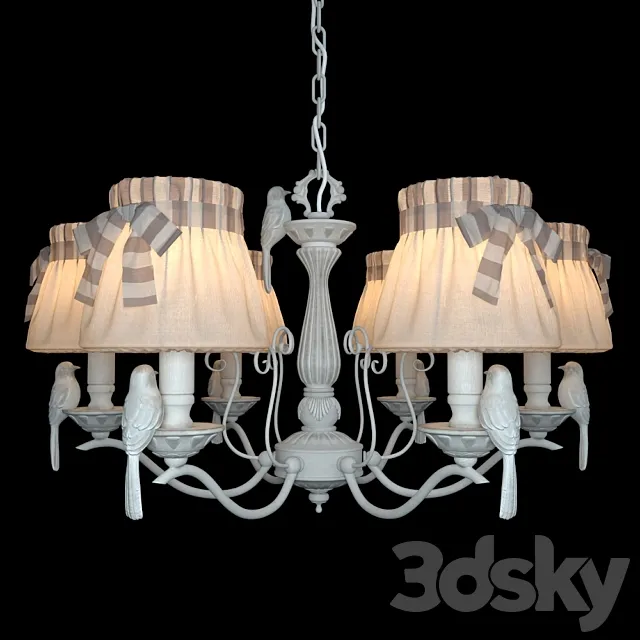 Chandelier Maytoni ARM013-06-W Elegant 3DModel