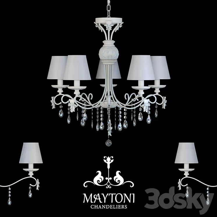 Chandelier Maytoni ARM033-05-BL 3D Model