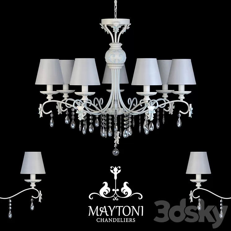 Chandelier Maytoni ARM033-07-BL 3D Model