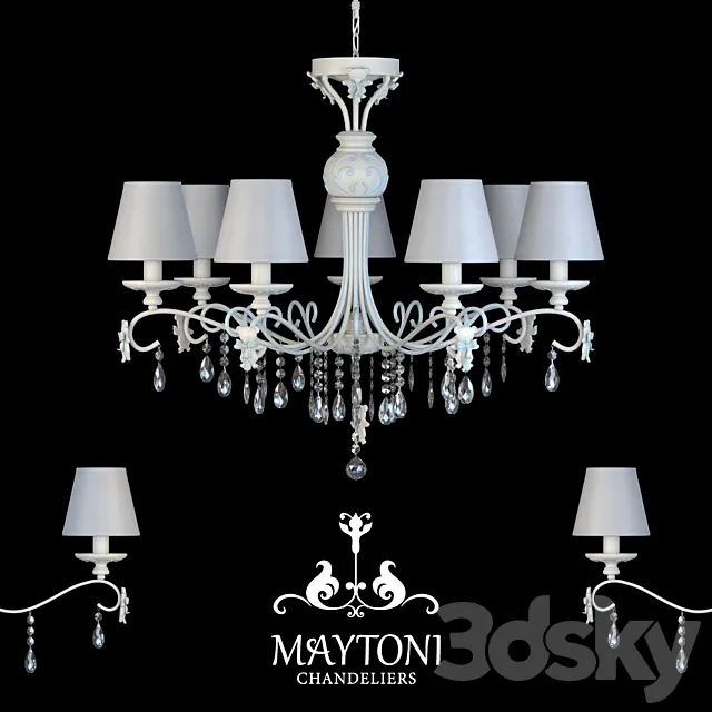 Chandelier Maytoni ARM033-07-BL 3DModel