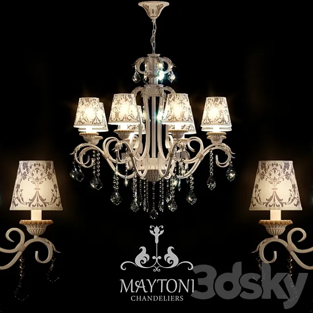 Chandelier Maytoni ARM219-08-G 3DModel