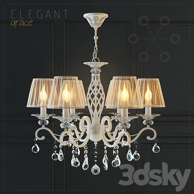 Chandelier Maytoni ARM247-06-G 3DModel