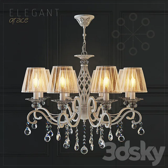 Chandelier Maytoni ARM247-08-G 3D Model