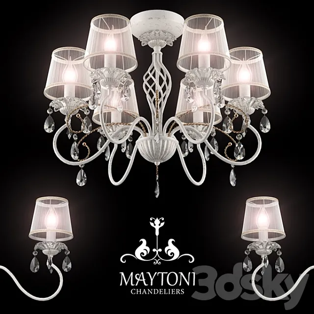 Chandelier Maytoni ARM257-06-G 3D Model