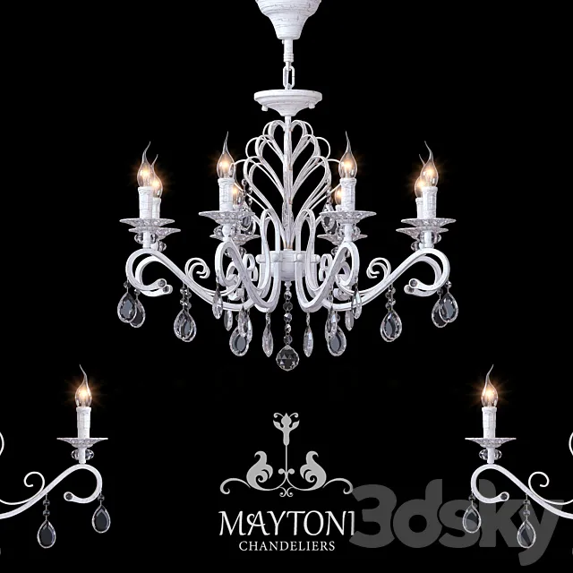 chandelier Maytoni ARM430-08-WG 3DModel