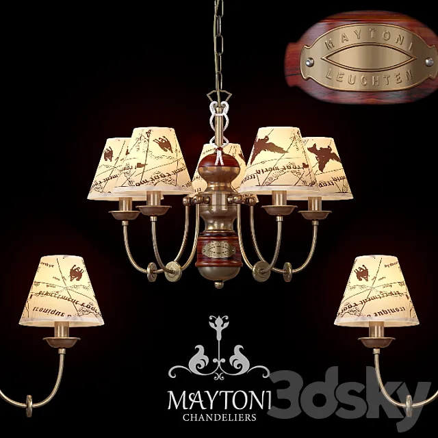 Chandelier Maytoni ARM625-05 3DModel