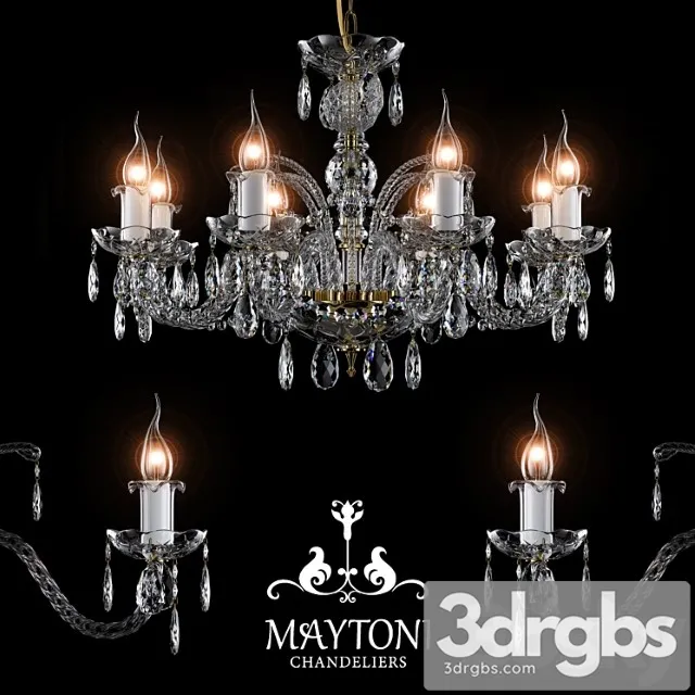 Chandelier Maytoni Arm907 08 G 3D Model Free