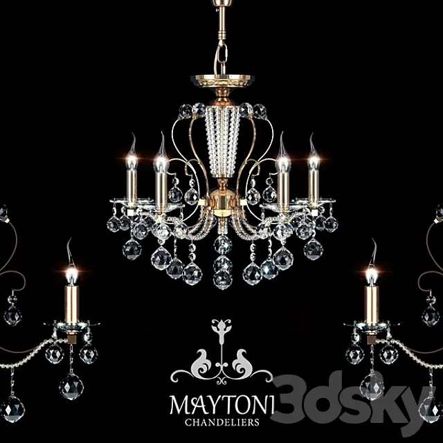 Chandelier Maytoni DIA130-05-G 3DModel