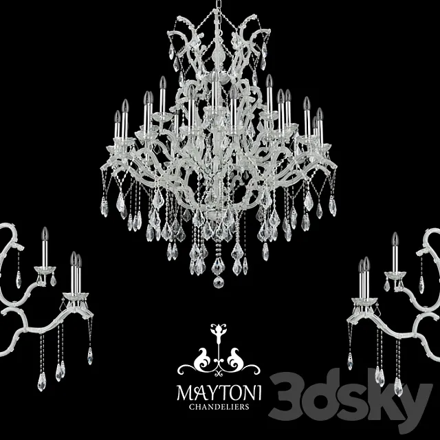 Chandelier Maytoni DIA904-25-N 3DModel