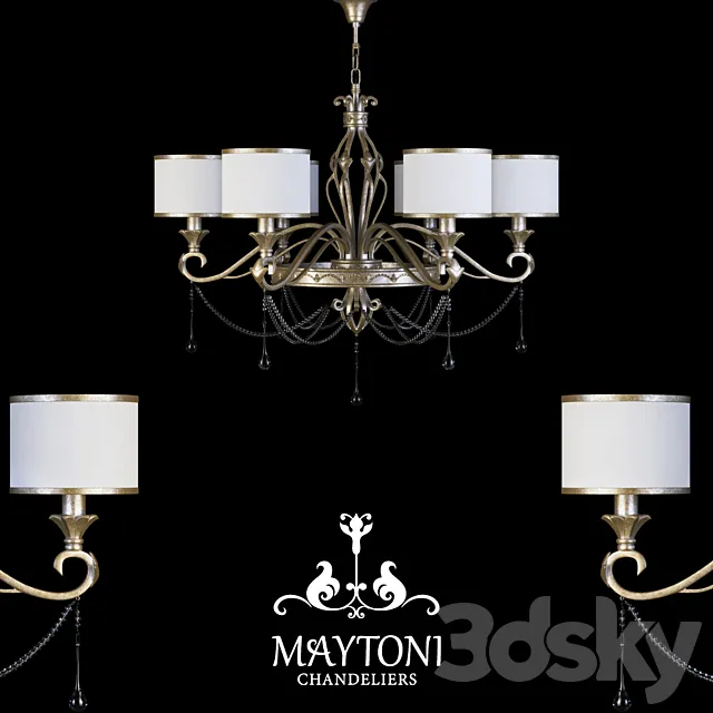 Chandelier Maytoni H235-06-G 3DModel