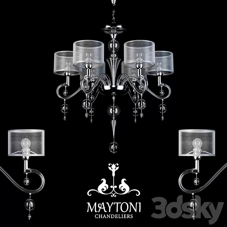 Chandelier Maytoni MOD603-06-N 3D Model