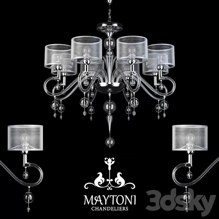 Chandelier Maytoni MOD603-08-N 3D Model
