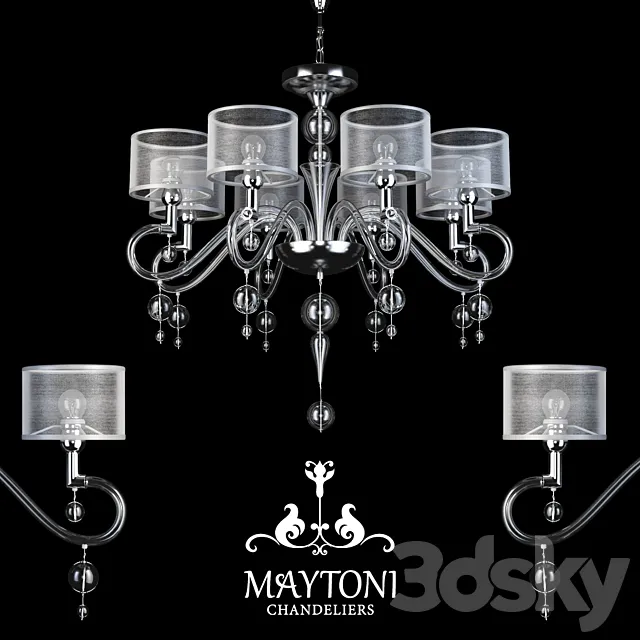 Chandelier Maytoni MOD603-08-N 3DModel