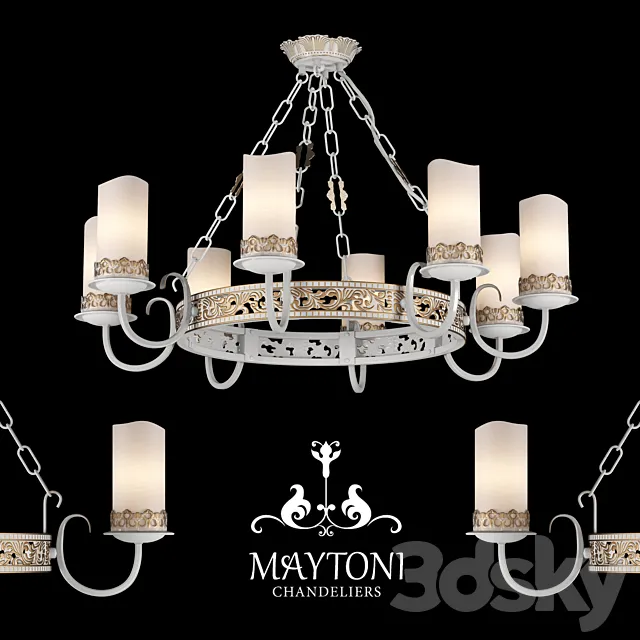 Chandelier Maytoni_ARM562-08-W 3D Model