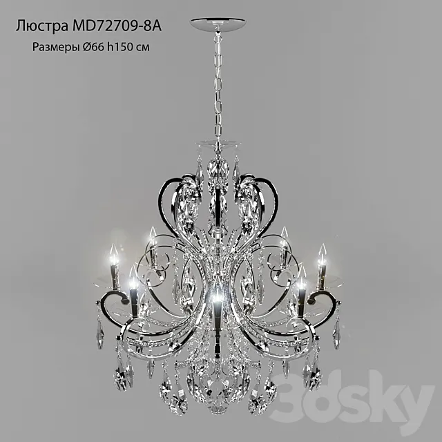 CHANDELIER MD72709-8A 3DModel