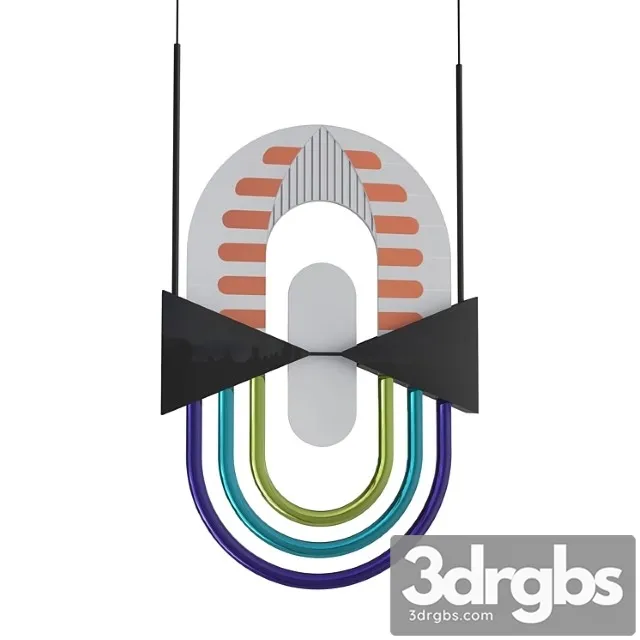 Chandelier miami f2a1 by il fanale 3D Model Free