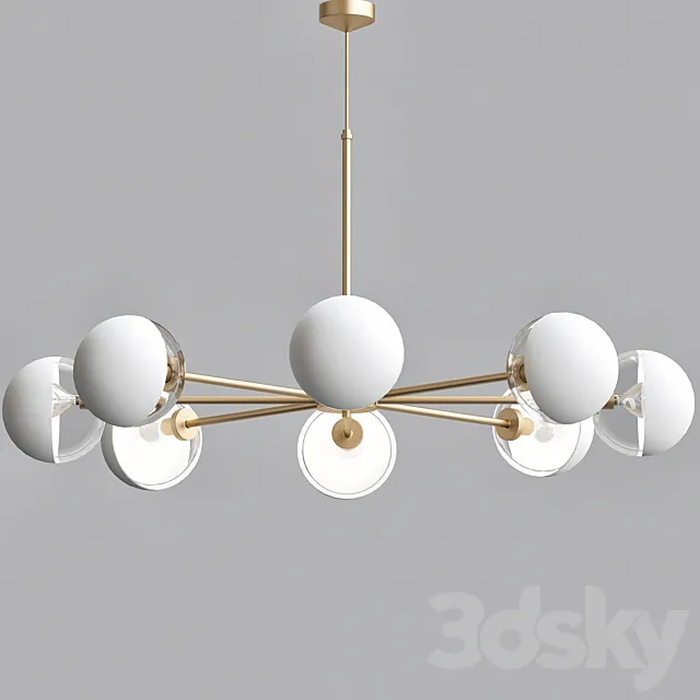 Chandelier Molecola IL Fanale 3D Model