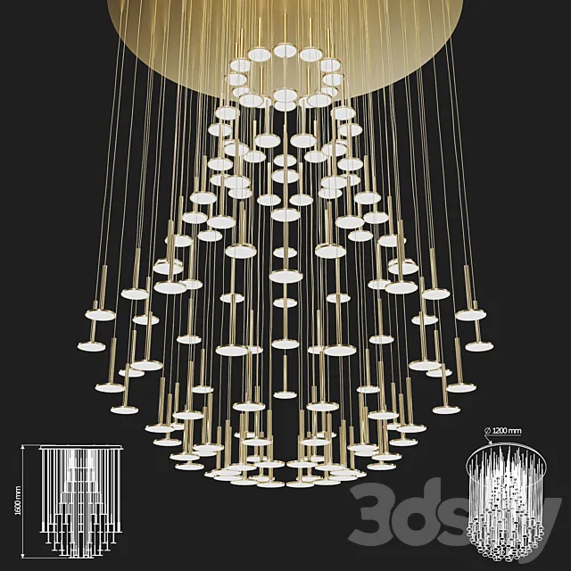 Chandelier MONTGOLFIERE 3DModel