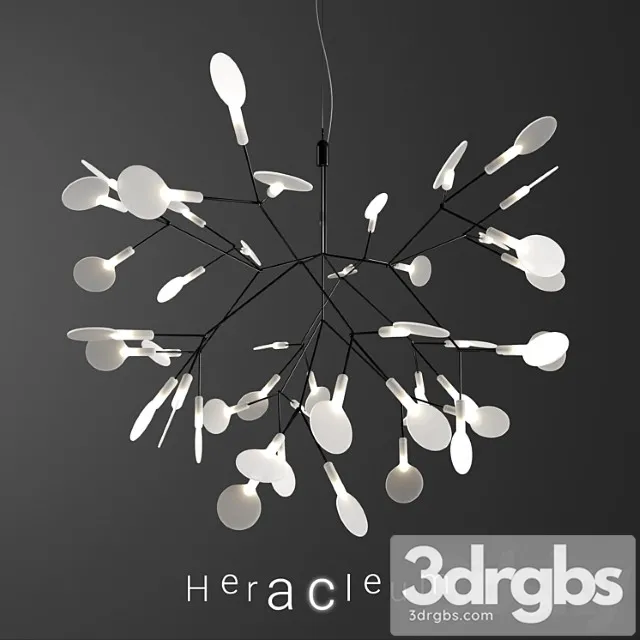 Chandelier Moooi Heracleum Ii Small Black 3D Model Free
