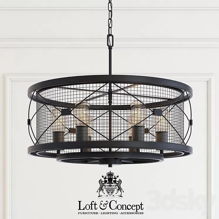 Chandelier mosquitoes caster chandelier 3D Model
