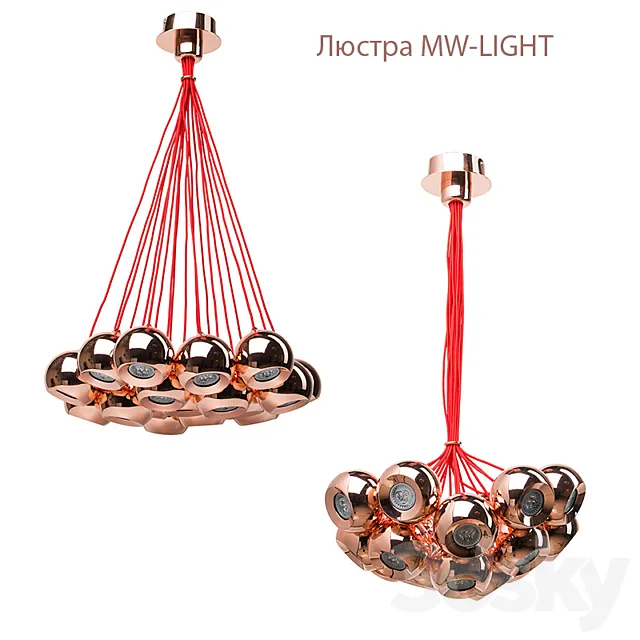 Chandelier MW-LIGHT 3DModel