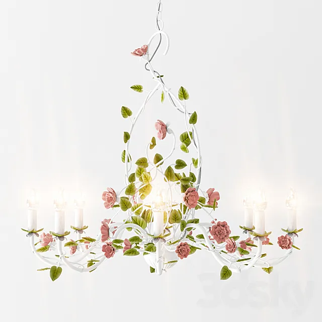 Chandelier MW-LIGHT Bouquet 421013708 3DModel