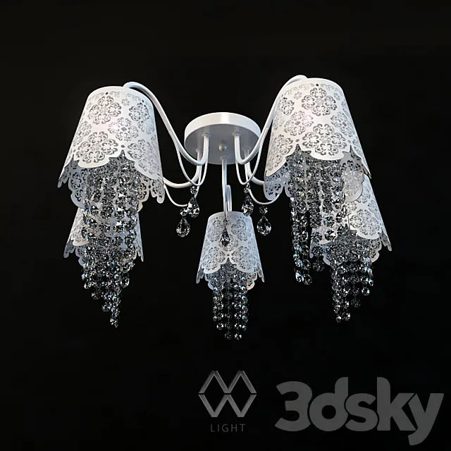 Chandelier MW-LIGHT Pauline 472010405 3DModel