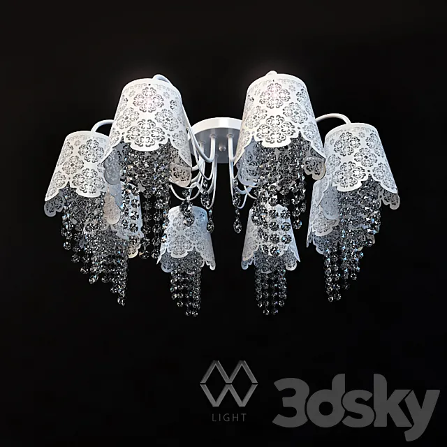 Chandelier MW-LIGHT Pauline 472010508 3DModel