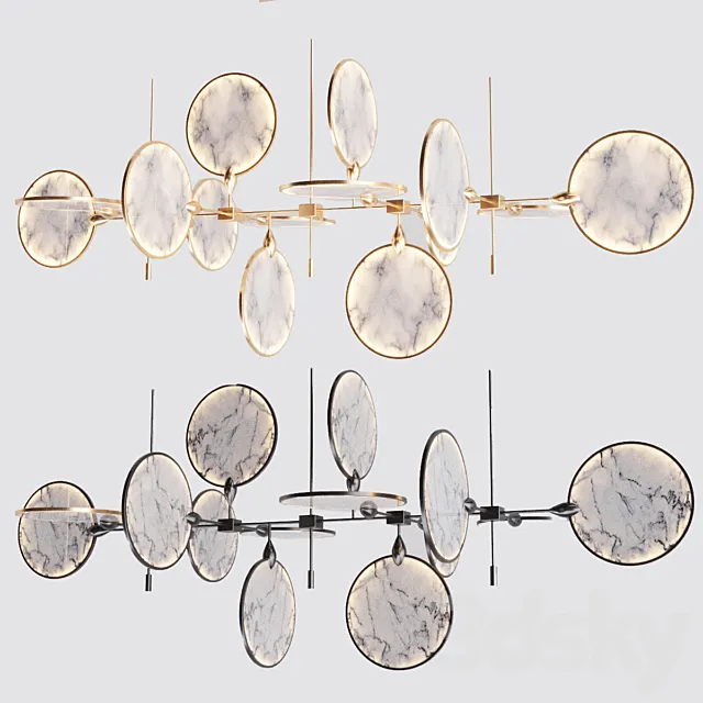 Chandelier Nebula L by Imperiumloft 3D Model