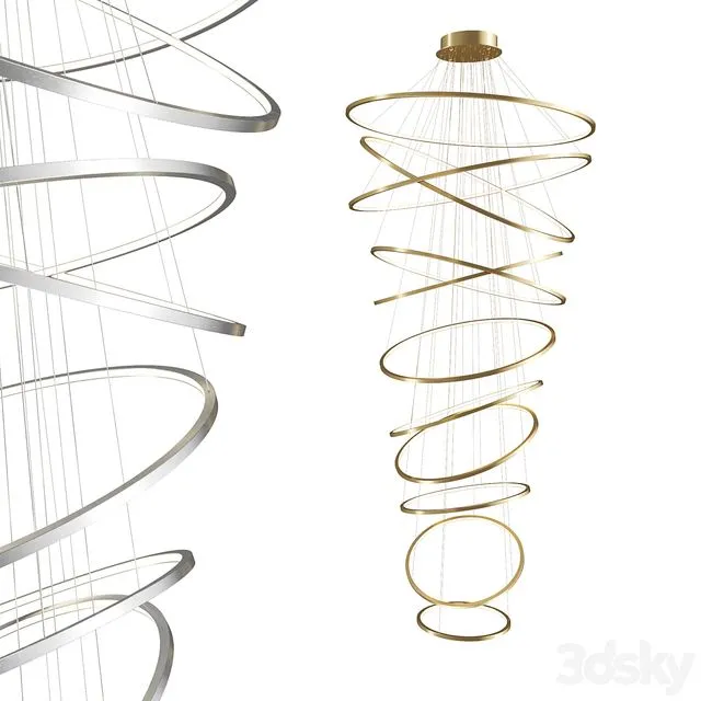 Chandelier Newport 15000 3D Model