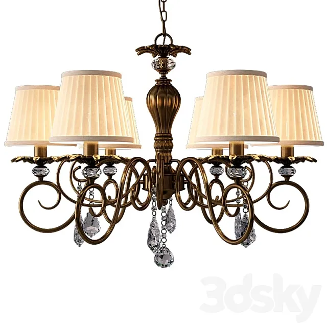 Chandelier Newport 2106 _ C 3DModel