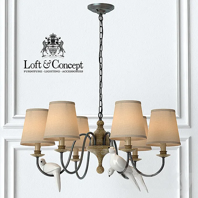 Chandelier Norman Bird Chandelier 3DModel
