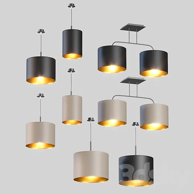 Chandelier Nowodvorski Alice brown 3D Model