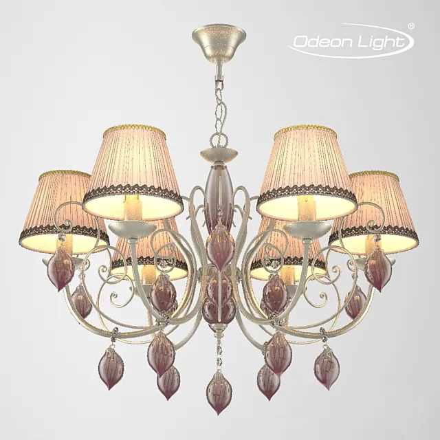 Chandelier ODEON LIGHT 3925_6 PERSIA 3D Model