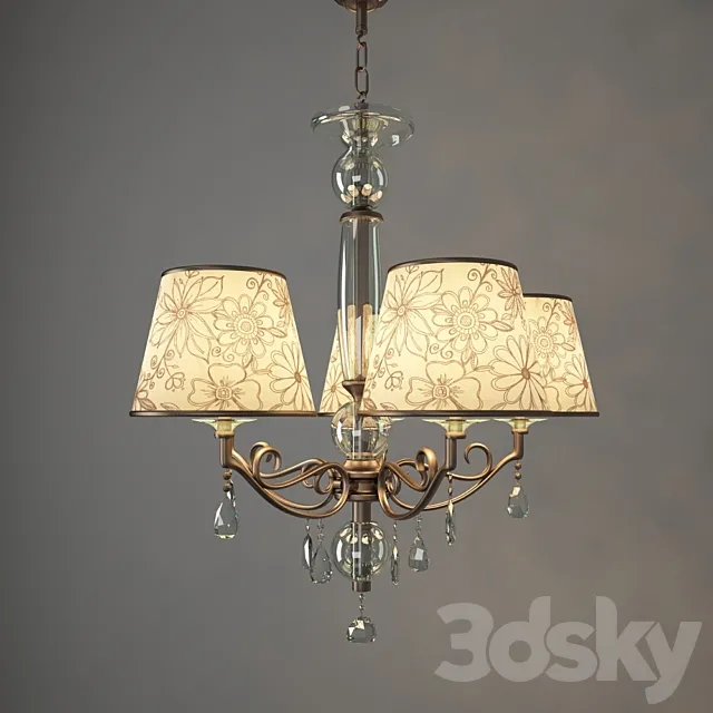Chandelier Odeon Light LIKA 2275_5 3DModel