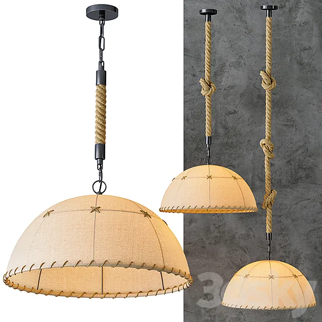 Chandelier Old Chad 2 3D Model