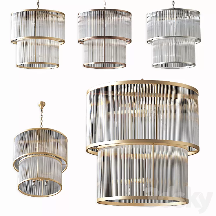 Chandelier Pasadena by Eichholtz 3D Model