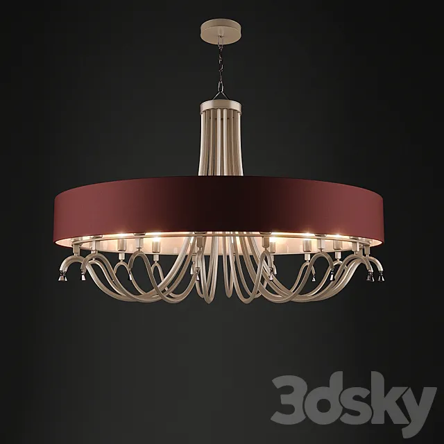 Chandelier PatriciaGarganti Stravagante 3D Model