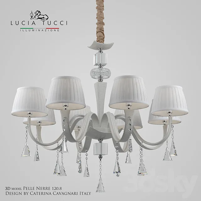 Chandelier Pelle Bianca 119.8 3DModel